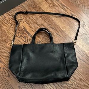 Banana Republic black leather bag